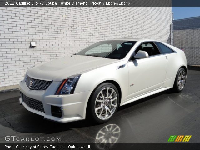 2012 Cadillac CTS -V Coupe in White Diamond Tricoat