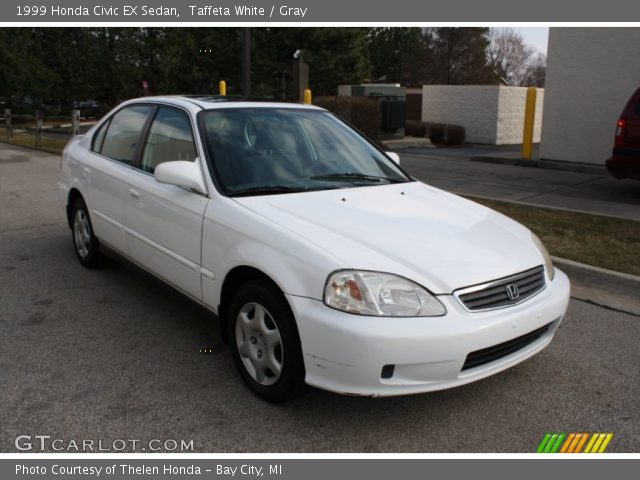 1999 Honda civic ex white #6