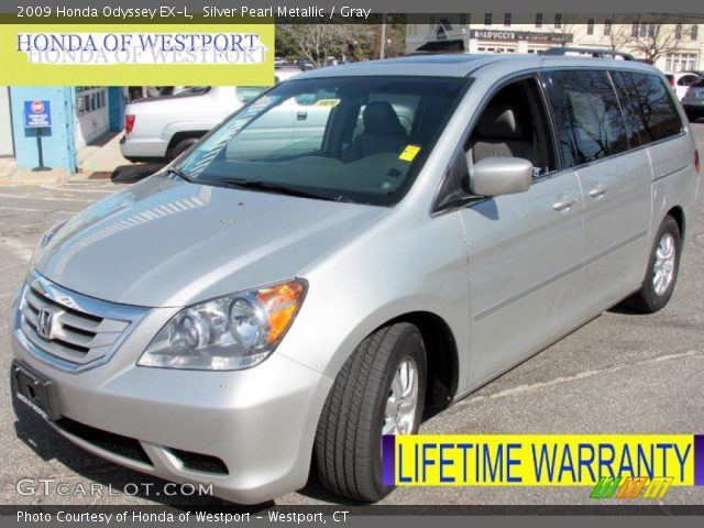 2009 Honda Odyssey EX-L in Silver Pearl Metallic