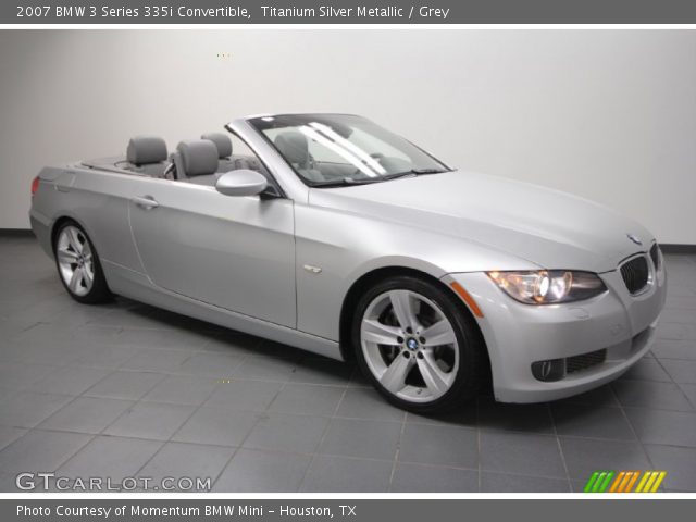 2007 BMW 3 Series 335i Convertible in Titanium Silver Metallic