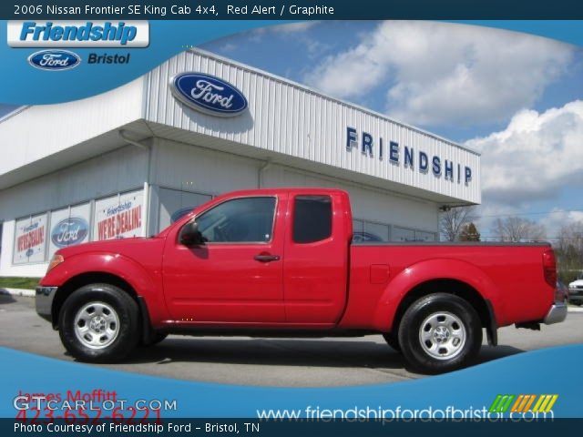 2006 Nissan Frontier SE King Cab 4x4 in Red Alert