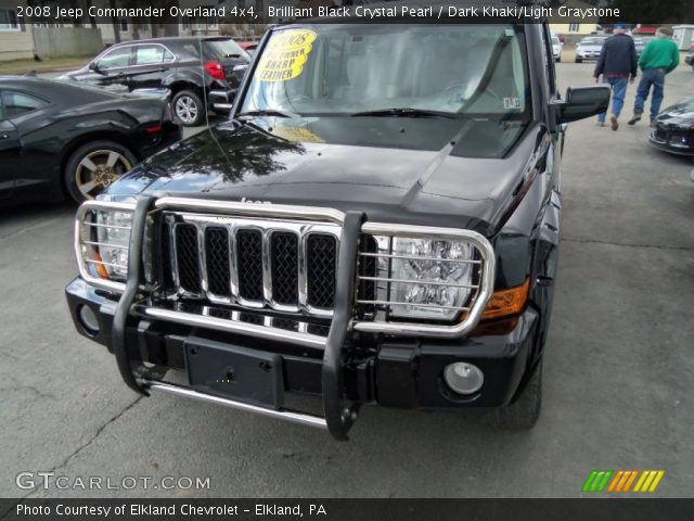 2008 Jeep Commander Overland 4x4 in Brilliant Black Crystal Pearl
