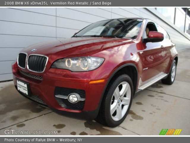 2008 BMW X6 xDrive35i in Vermilion Red Metallic