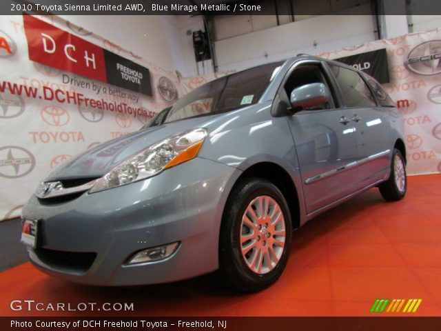 2010 Toyota Sienna Limited AWD in Blue Mirage Metallic