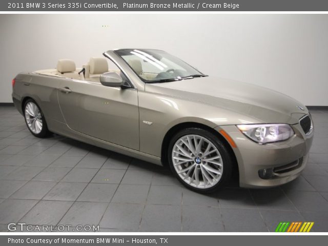 2011 BMW 3 Series 335i Convertible in Platinum Bronze Metallic