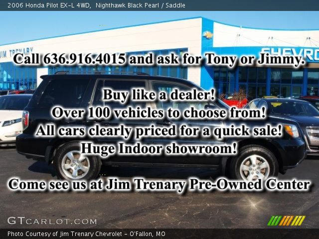 2006 Honda Pilot EX-L 4WD in Nighthawk Black Pearl