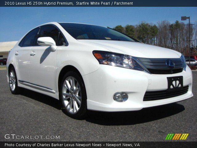 2010 Lexus HS 250h Hybrid Premium in Starfire White Pearl