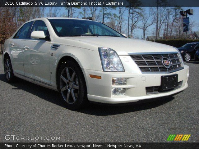 2010 Cadillac STS V6 Luxury in White Diamond Tricoat