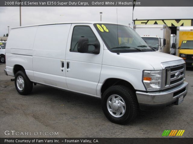 2008 Ford E Series Van E350 Super Duty Cargo in Oxford White