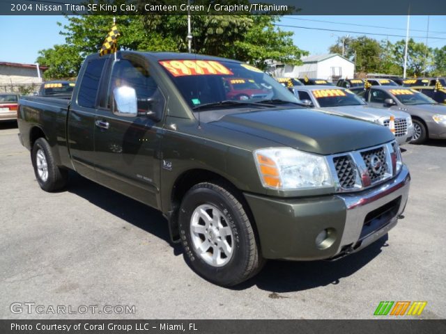 2004 Nissan Titan SE King Cab in Canteen Green