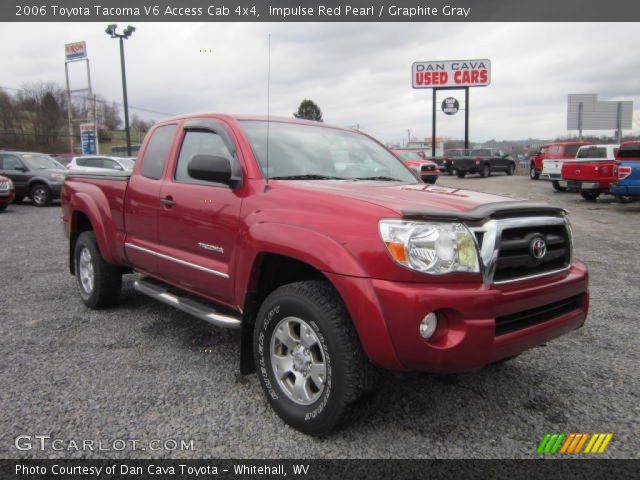 2006 Toyota Tacoma V6 Access Cab 4x4 in Impulse Red Pearl