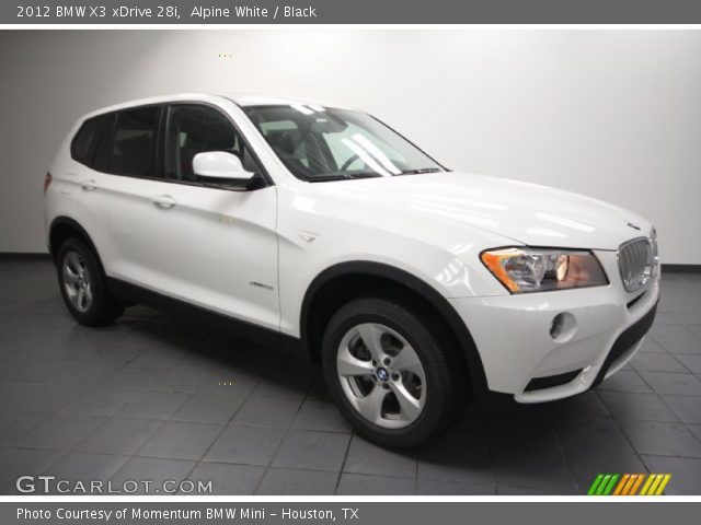 2012 BMW X3 xDrive 28i in Alpine White