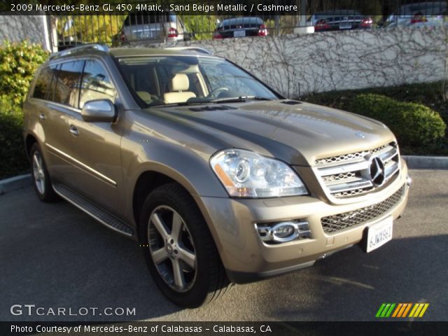 2009 Mercedes-Benz GL 450 4Matic in Sand Beige Metallic