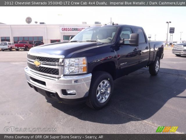 2012 Chevrolet Silverado 3500HD LTZ Crew Cab 4x4 Dually in Imperial Blue Metallic