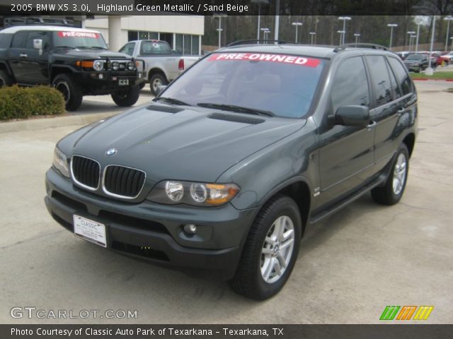 2005 BMW X5 3.0i in Highland Green Metallic