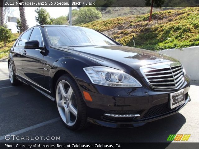 2012 Mercedes-Benz S 550 Sedan in Black