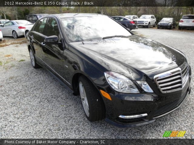 2012 Mercedes-Benz E 350 Coupe in Black