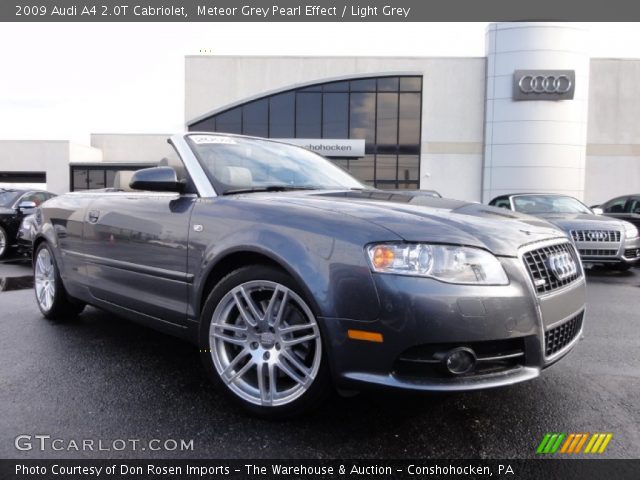 2009 Audi A4 2.0T Cabriolet in Meteor Grey Pearl Effect
