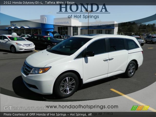 2012 Honda Odyssey EX-L in Taffeta White