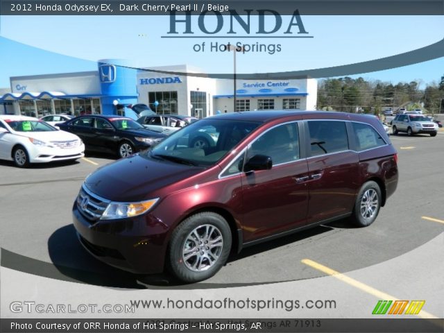 2012 Honda Odyssey EX in Dark Cherry Pearl II
