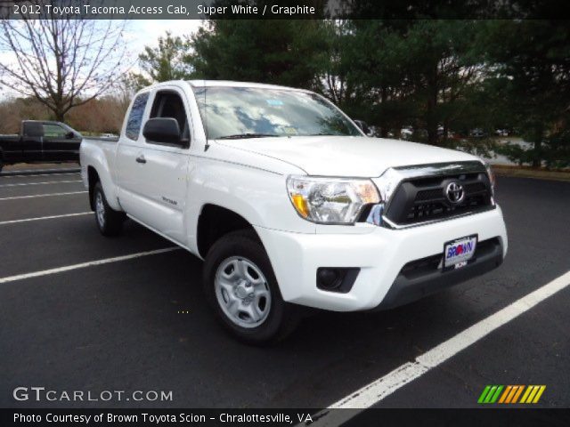 2012 Toyota Tacoma Access Cab in Super White