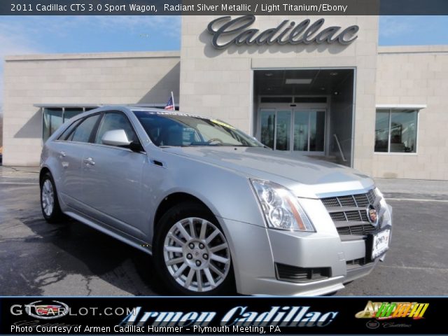 2011 Cadillac CTS 3.0 Sport Wagon in Radiant Silver Metallic