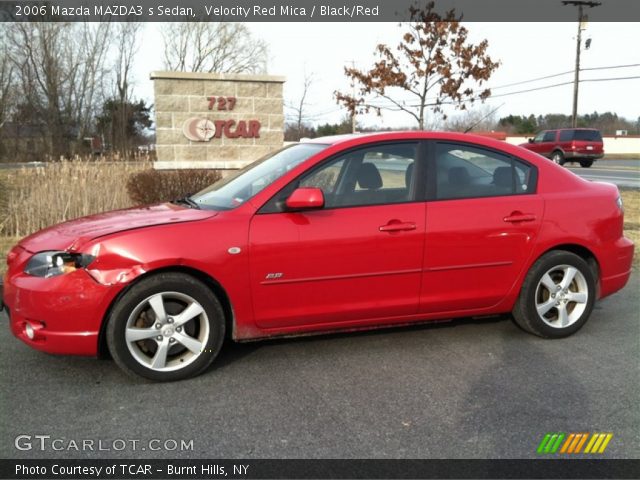 2006 Mazda MAZDA3 s Sedan in Velocity Red Mica