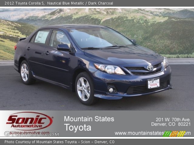 2012 toyota corolla s nautical blue #5 2012 toyota corolla s nautical blue #5