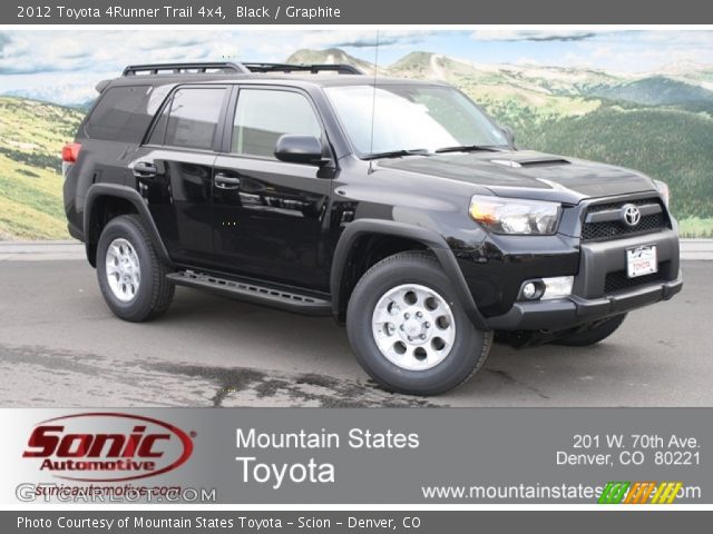 2012 Toyota 4Runner Trail 4x4 in Black
