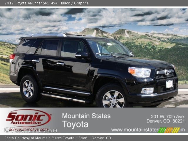 2012 Toyota 4Runner SR5 4x4 in Black