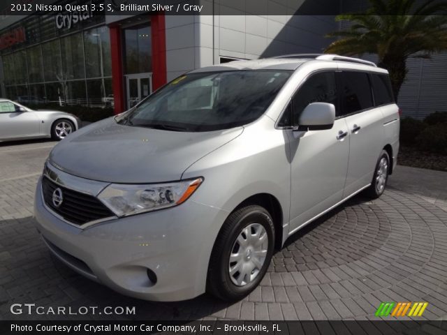 2012 Nissan Quest 3.5 S in Brilliant Silver