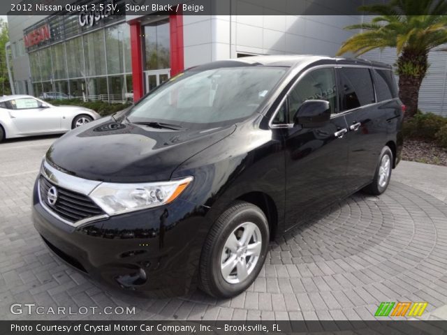 2012 Nissan Quest 3.5 SV in Super Black