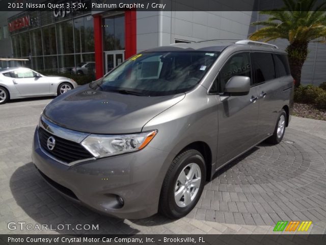2012 Nissan Quest 3.5 SV in Platinum Graphite