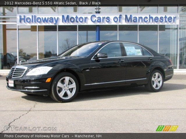 2012 Mercedes-Benz S 550 4Matic Sedan in Black