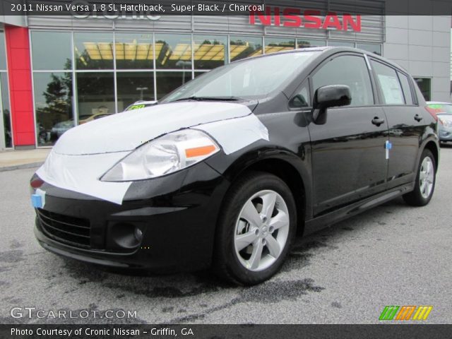 2011 Nissan Versa 1.8 SL Hatchback in Super Black