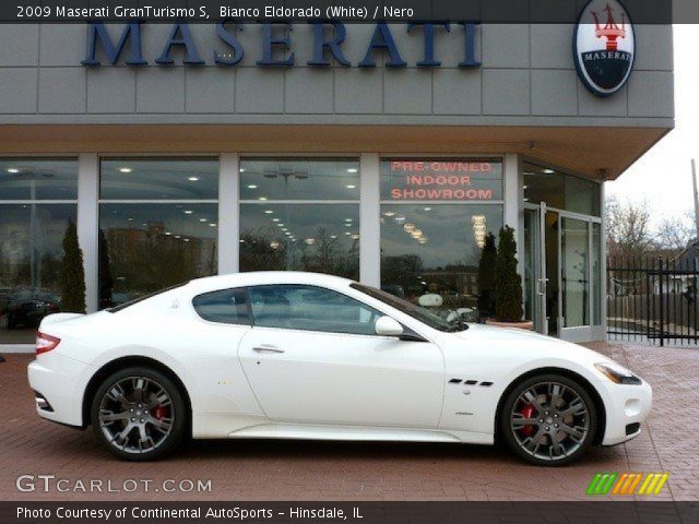 2009 Maserati GranTurismo S in Bianco Eldorado (White)