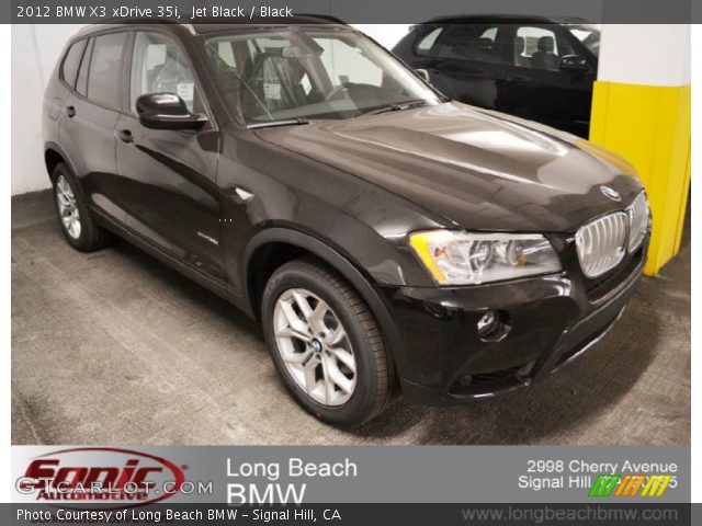 2012 BMW X3 xDrive 35i in Jet Black