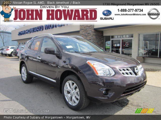 2012 Nissan Rogue SL AWD in Black Amethyst