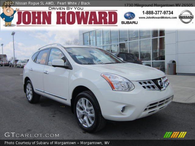 2012 Nissan Rogue SL AWD in Pearl White