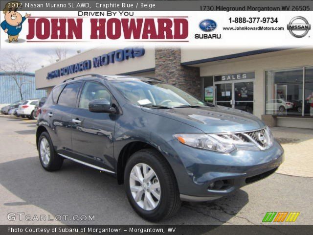 2012 Nissan Murano SL AWD in Graphite Blue