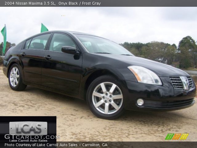 2004 Nissan maxima sl black #3