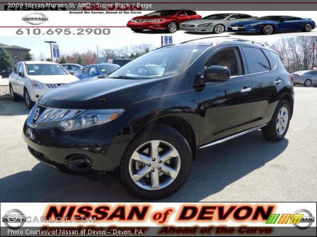 2009 Nissan Murano SL AWD in Super Black