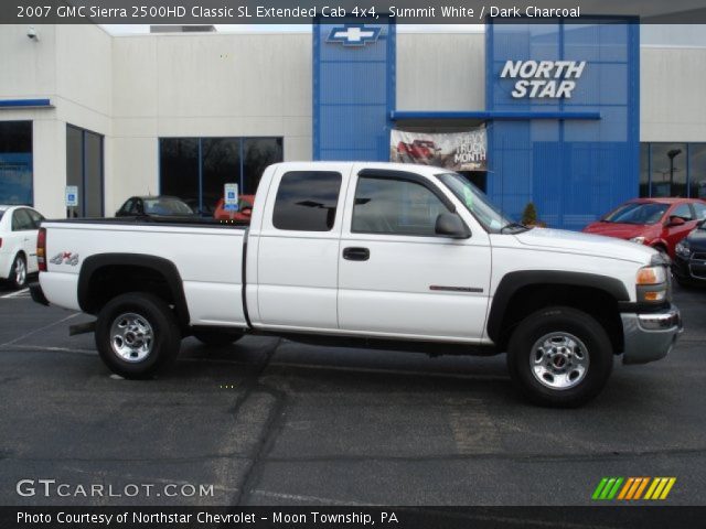 2007 GMC Sierra 2500HD Classic SL Extended Cab 4x4 in Summit White