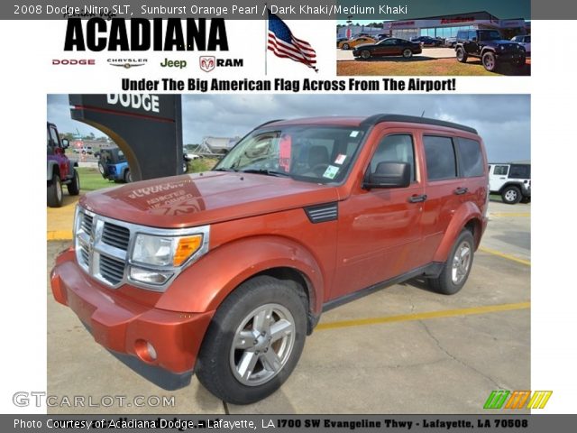 2008 Dodge Nitro SLT in Sunburst Orange Pearl