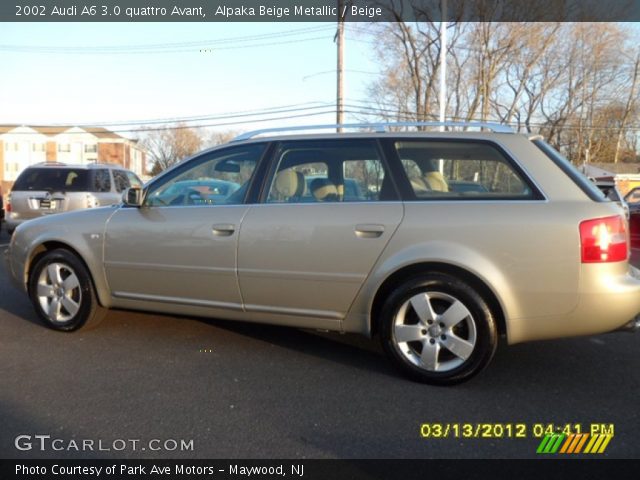 2002 Audi A6 3.0 quattro Avant in Alpaka Beige Metallic