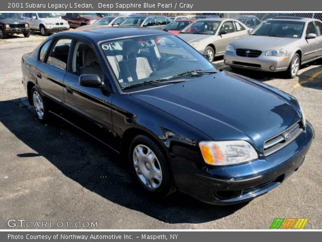 2001 Subaru Legacy L Sedan in Deep Sapphire Blue Pearl