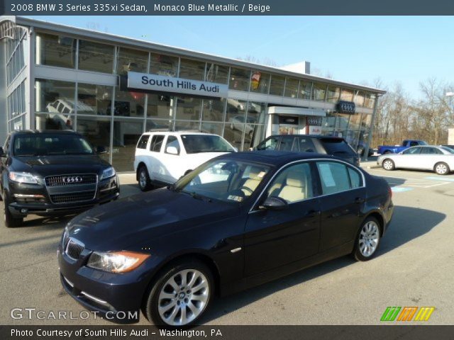 2008 BMW 3 Series 335xi Sedan in Monaco Blue Metallic