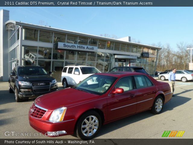 2011 Cadillac DTS Premium in Crystal Red Tintcoat
