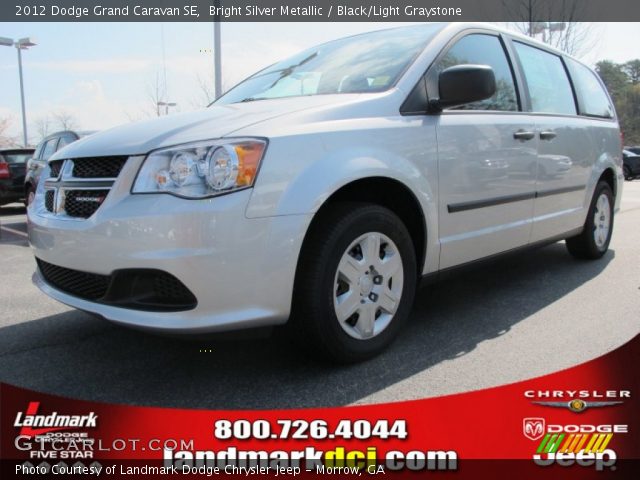 2012 Dodge Grand Caravan SE in Bright Silver Metallic