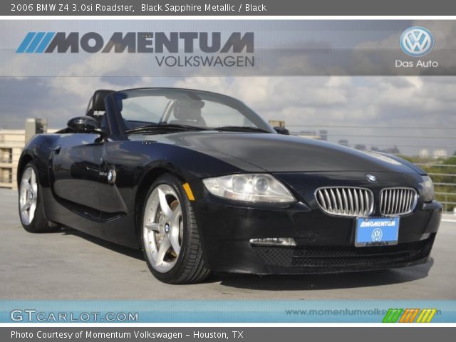 2006 BMW Z4 3.0si Roadster in Black Sapphire Metallic